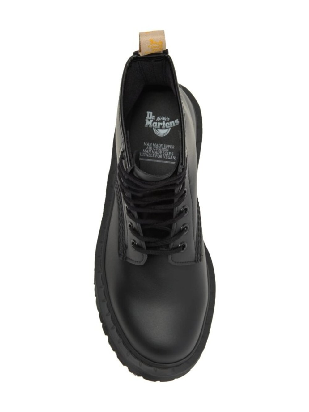 Dr. Martens Vegan 1460 Bex Mono Lace Up Combat Boots Black US Mens 8 / Womens 9 - Picture 5 of 8